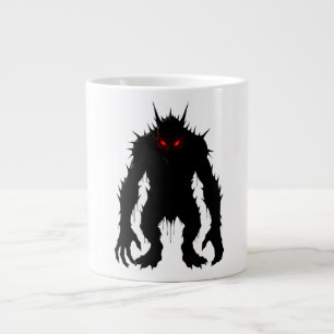 Grande Tasse Démon de l'ombre Monstre Yeux Rouges Horreur cadea