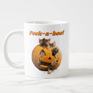 Grande Tasse Des chatons à Jack-o-Lantern