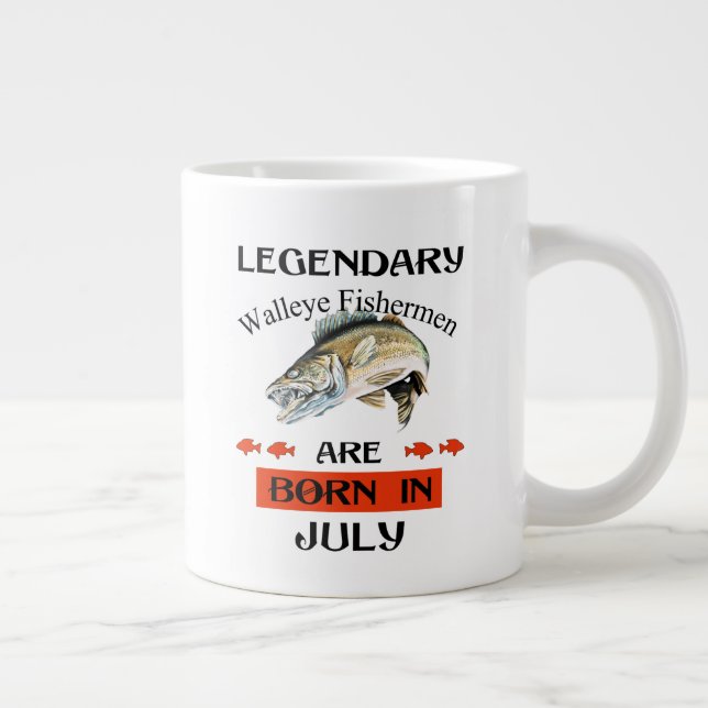 Grande Tasse Des pêcheurs légendaires de walleye sont nés en ju (Droite)