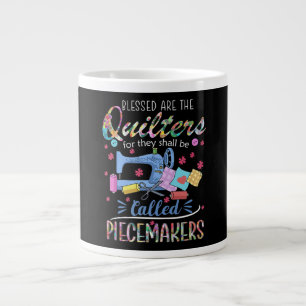 Grande Tasse Des Piecemakers Bienheureux Qui Cachent Les Idées