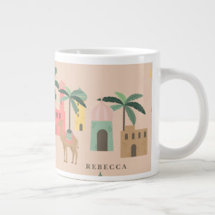 Grande Tasse Desert Theme Arabian Nights Nom personnalisé