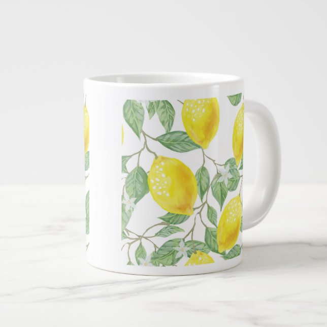 Grande Tasse Design citron (Devant droit)
