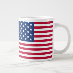 Grande Tasse Dessin de fierté de drapeau américain USA