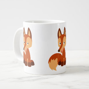 Grande Tasse Dessin mignon Fox Jumbo Mug