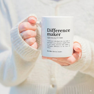 Grande Tasse Différenciateur - Citation Inspirationnelle