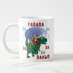 Grande Tasse Dinosaure Santa Claus