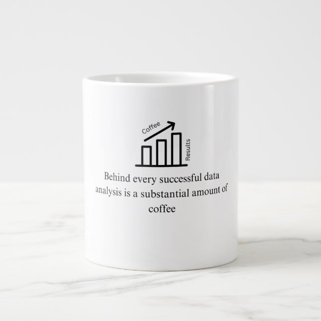 Grande Tasse Don de l'analyste de données (Devant)