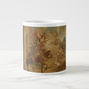Grande Tasse Don Quichotte guidé par la Folie, tapisserie du XV