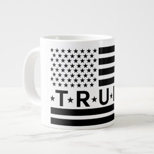 Grande Tasse Donald Trump - Drapeau 2024 - Reprendre l'Amérique