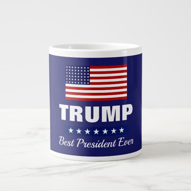 GRANDE TASSE DONALD TRUMP MEILLEUR PRÉSIDENT JAMAIS (Devant)