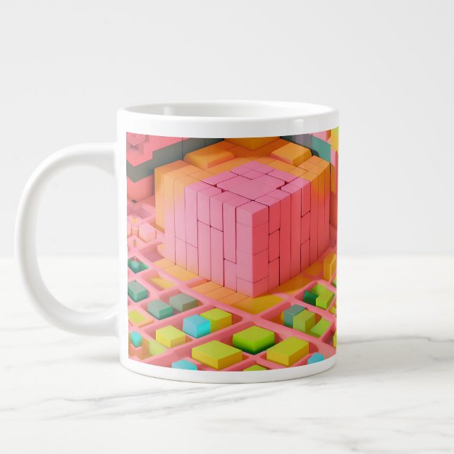 Grande Tasse Douceur aux couleurs vives (Gauche)