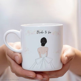 Grande Tasse douche de mariée, future mariée, 