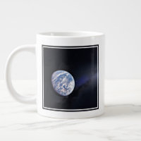 Dragon Xl Spacecraft Avec Planète Terre À Distance