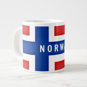 Grande Tasse Drapeau de la Norvège