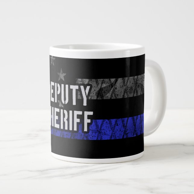 Grande Tasse Drapeau en détresse du shérif adjoint (Devant droit)