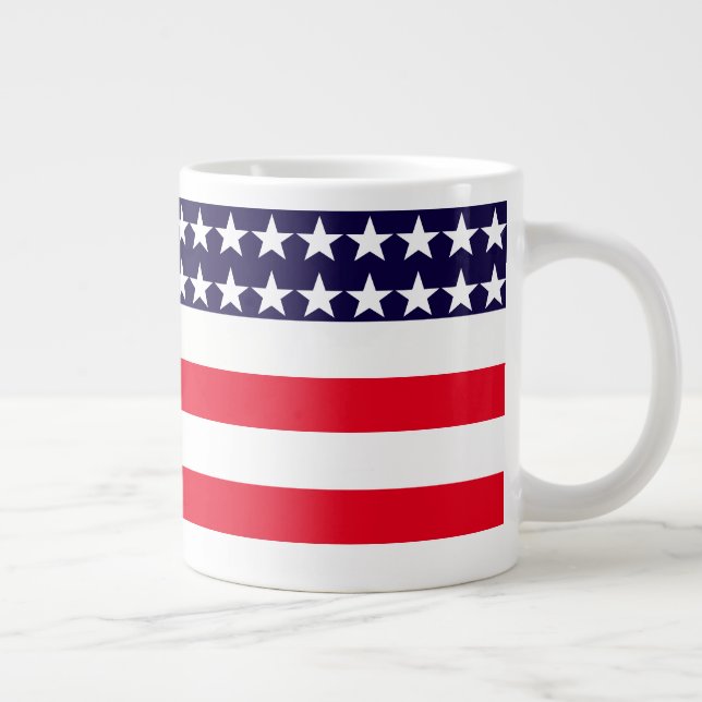 Grande Tasse Drapeau patriotique Jumbo Mug (Droite)