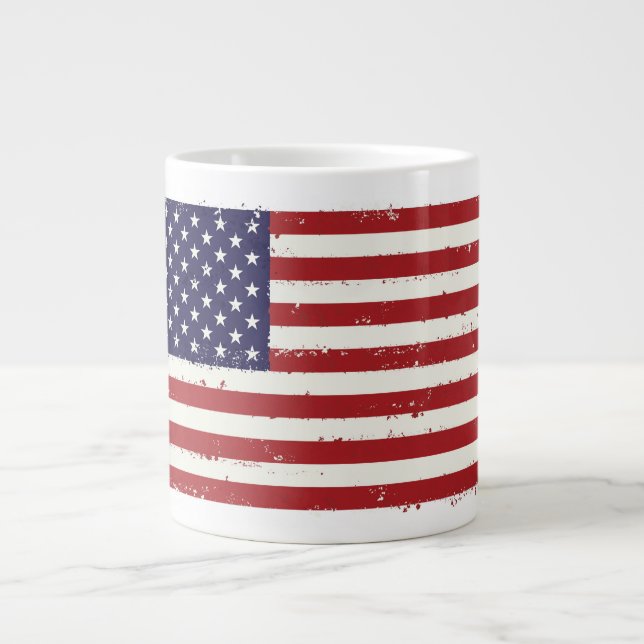 Grande Tasse Drapeau patriotique Jumbo Mug (Devant)