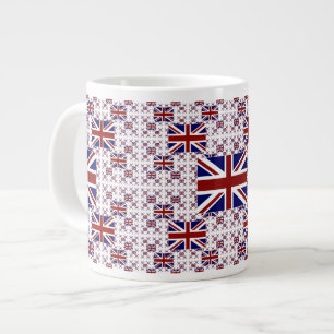 Grande Tasse Drapeau Union Jack britannique en calques