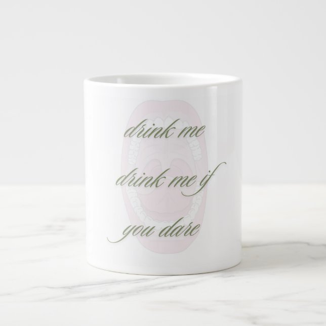 Grande Tasse Drink me drink me if you dare (Devant)