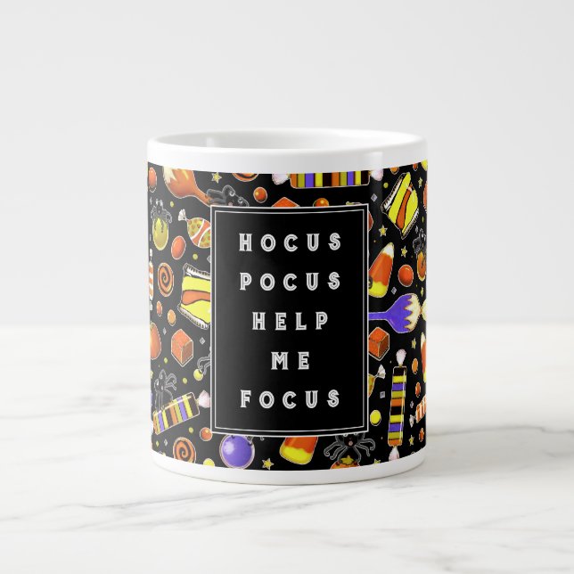 Grande Tasse Drôle café Halloween (Devant)