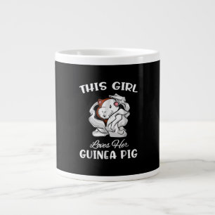 Grande Tasse Drôle Cette Fille Aime Son Cochon De Guinée Mignon