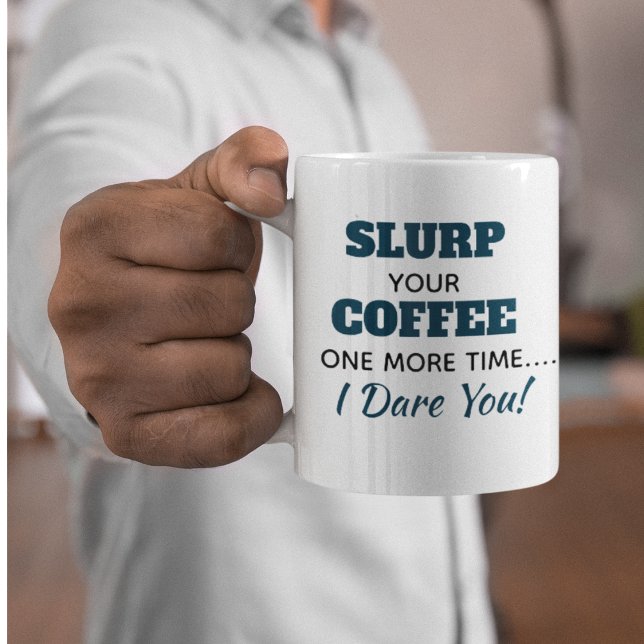 Grande Tasse Drôle Coworker Slurp Coffee Mug (Créateur téléchargé)