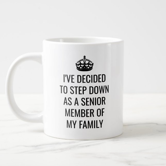 Grande Tasse Drôle de membre principal de la famille royale (Gauche)