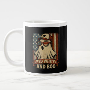 Grande Tasse Drôle et patriotique Rouge blanc et boo