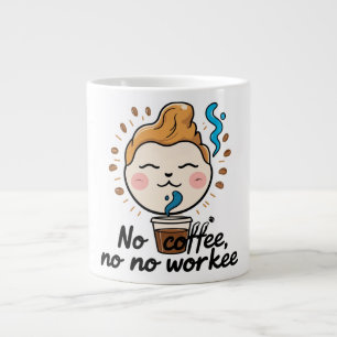 Grande Tasse Drôle Jumbo Mug pour les amateurs de café