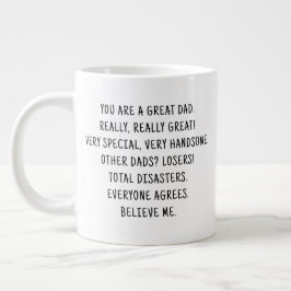 Grande Tasse Drôle papa's Photo Collage Coffee Mug