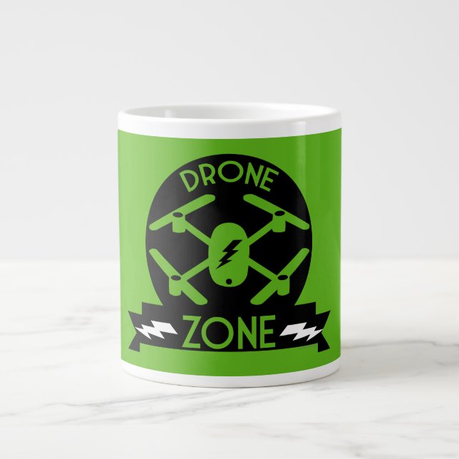 Grande Tasse Drone Hobbyiste | Pilote de drone | Photographie | (Devant)