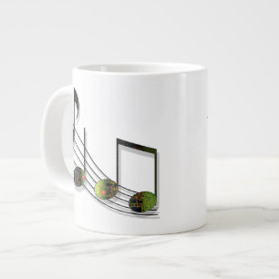 Grande Tasse Dubstep Notes Spécialité Mug