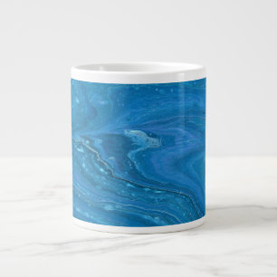 Grande Tasse Eagle Eye 3 Cool Bleu Mug Abstrait