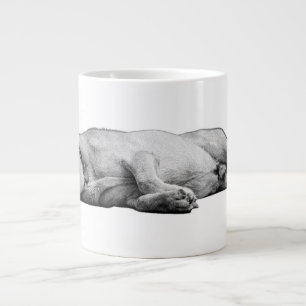 Grande Tasse Éclairage vers le bas, Maison gardée