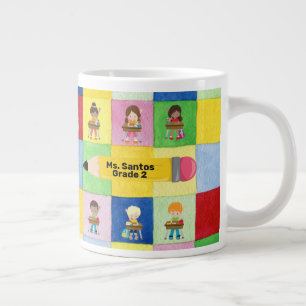 Grande Tasse École primaire classe enfants enseignant Jumbo