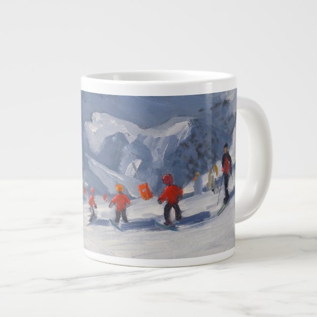 Grande Tasse École Tignes 2009 de ski (Devant droit)