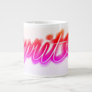 Grande Tasse Écriture brillante