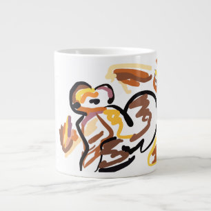 Grande Tasse écureuil automnal gentil