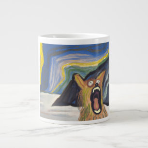 Grande Tasse Edvard Munch hurle de la Mug de Chien