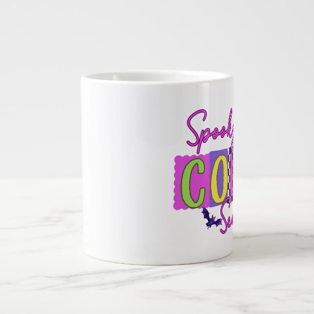 Grande Tasse Éffrayant Collie Halloween mug (Devant)