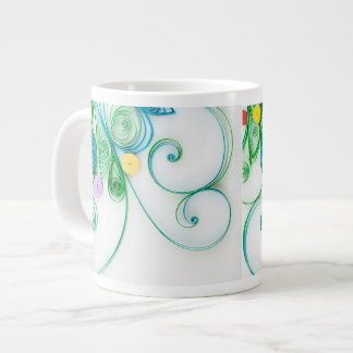 Grande Tasse Elégance Froide Papier Quillé SnowflSpécialité Mug