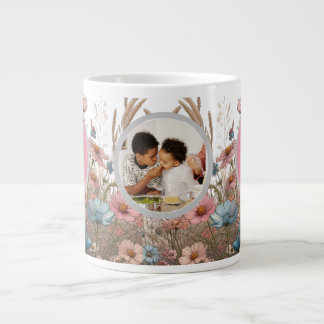 Grande Tasse Elegant Floral Garden Wildflower Mug for Mom 