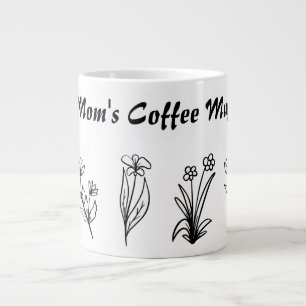 Grande Tasse Elégant Maman's Coffee Spécialité Mug