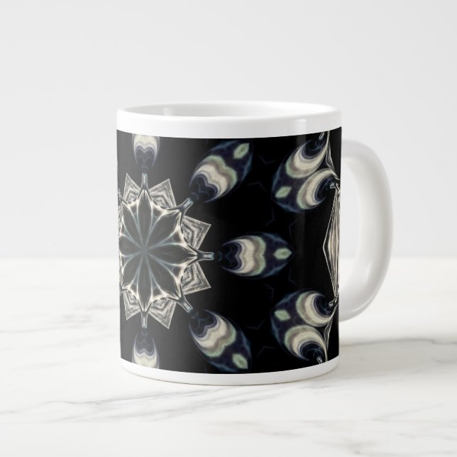 Grande Tasse Elégant Mandala (Devant droit)