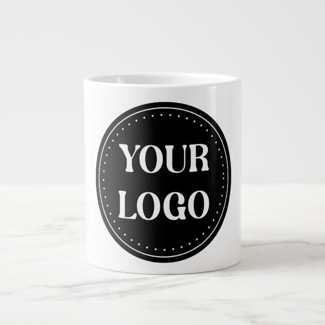 Grande Tasse élégant, moderne, raffiné et éditable. (Devant)