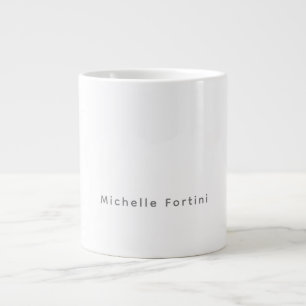 Grande Tasse Élégant Simple Minimaliste