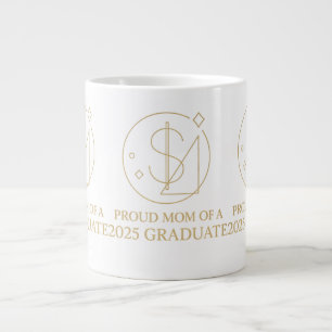 Grande Tasse Élégante Fierté Dollar - Classe de 2025 Mère Badge