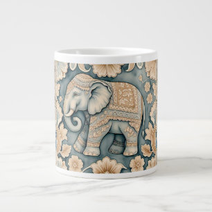 Grande Tasse Elephant dans Batik Bloom Spécialité Mug