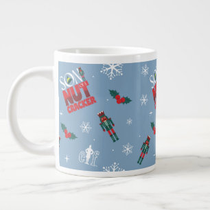 Grande Tasse Elf "Fils d'un Noisette" Motif d'hiver