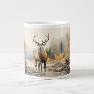 Grande Tasse Elk Majestic : Beauté indomptée dans la nature